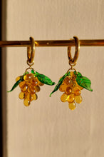 Load image into Gallery viewer, Grape Earrings in Mustard - Nelida Jewelry