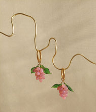 Load image into Gallery viewer, Grape Earrings in Pink - Nelida Jewelry