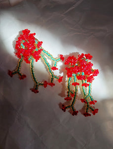 Le Bouquet Long Earrings - Nelida Jewelry